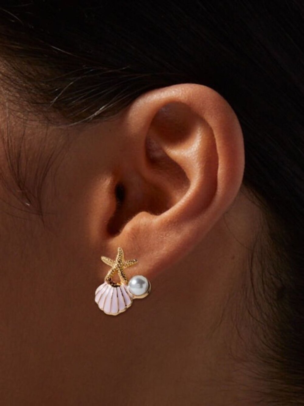 StarfishShellEarrings1496